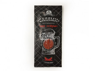 Гренки черные со вкусом аджики: Кнуты  Салями Чили 50 гр