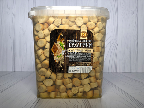 Сухарики с холодцом и хреном в Энгельсе
