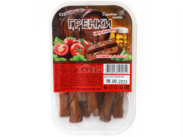 Сурские гренки Томат спайси (100 гр) в Энгельсе
