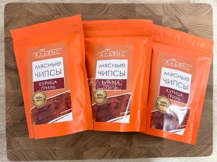 Другие закуски: Мясо (АЛЬЯНС) вяленое курица 