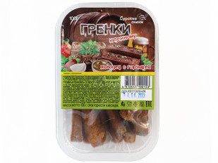 Кета (чипсы) вяленая 20 гр.: Сурские гренки Холодец с горчицей (100 гр)