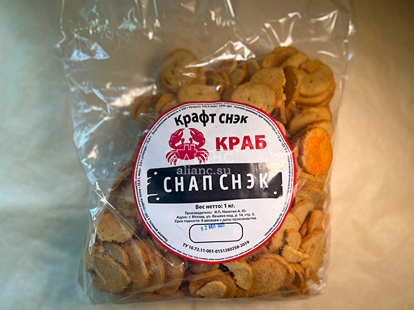 Снапсы ПШЕНИЧНЫЕ "Краб" в Энгельсе