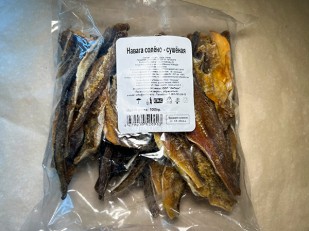 Корюшка  САХАЛИНСКАЯ с икрой (100 гр): Навага солено-сушеная (МИЛАРА)