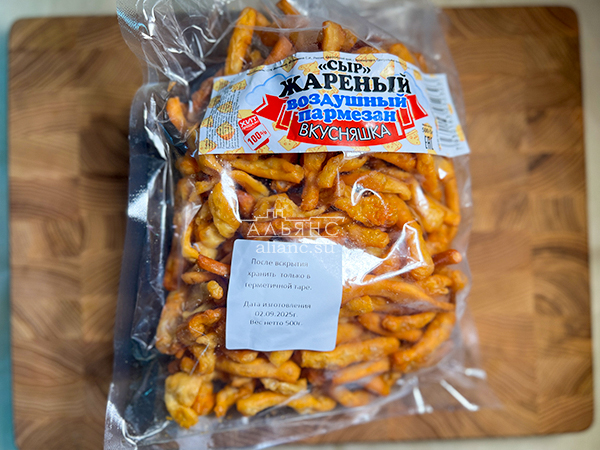 Жареный сыр "ВКУСНЯШКА" со вкусом пармезан (500 гр) в Энгельсе