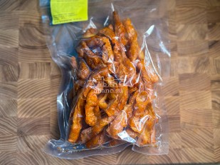 Сырный продукт ФЕРМЕРСКИЙ коса белая: Жареный сыр СПАГЕТТИ 