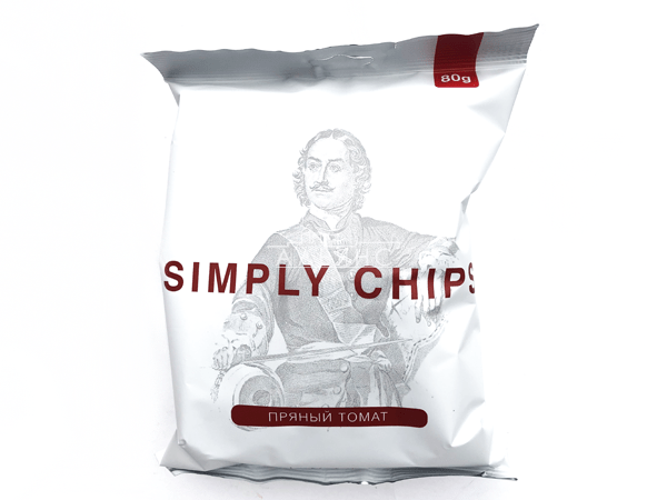 Картофельные чипсы "Simple chips" Пряный томат 80 гр. в Энгельсе